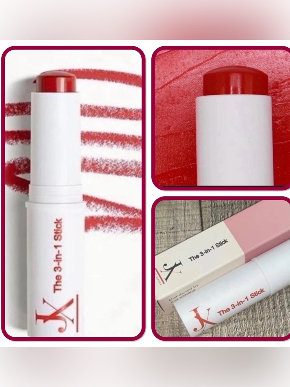 Just Ximena 3-in-1 Que Cute Buildable Blush Stick